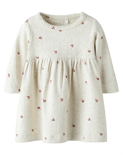 Name It - NBFBerries Kjole - Peyote Melange